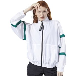 Reebok Meet You There Woven Jacke Damen - Weiß - DE 215-XME